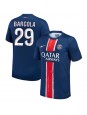 Paris Saint-Germain Bradley Barcola #29 Hjemmedrakt 2024-25 Korte ermer